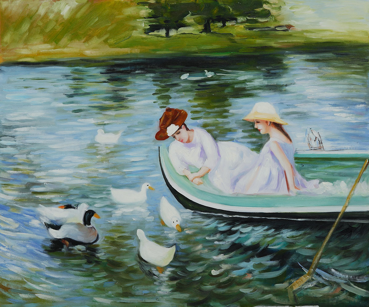 Summertime Art - Mary Cassatt Painting on Canvas